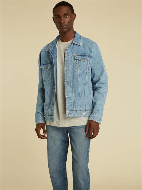 guess denim peacoat.